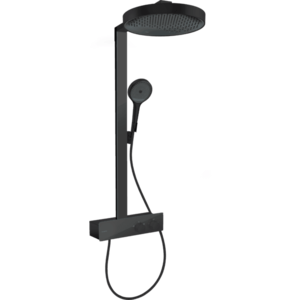 Hansgrohe Rainfinity - Showerpipe 360 1jet s termostatom ShowerTablet 350, čierna matná 26853670 vyobraziť