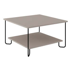 Sivý konferenčný stolík 80x80 cm Tonka – Marckeric vyobraziť