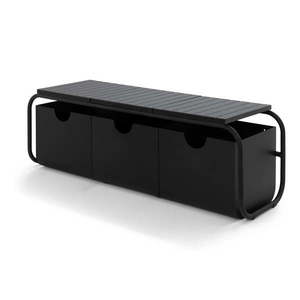 Čierny kovový stojan na topánky Astoria – Spinder Design vyobraziť