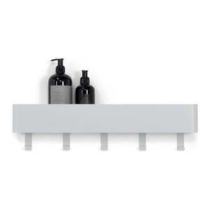 Biela nástenná oceľová kúpeľňová polička Multi – Spinder Design vyobraziť