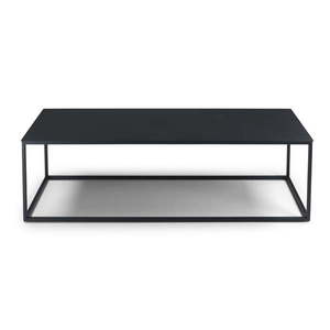 Čierny kovový konferenčný stolík 40x120 cm Store – Spinder Design vyobraziť