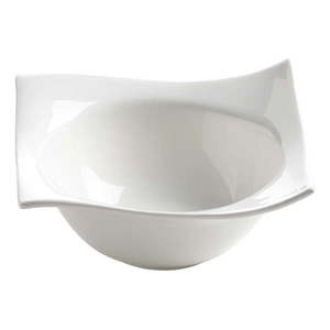 Biely hlboký porcelánový tanier Motion – Maxwell & Williams vyobraziť