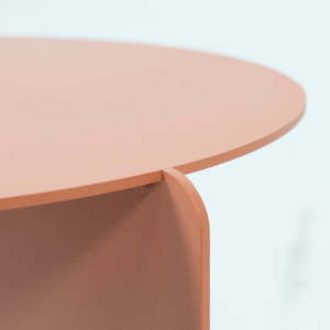 Kovový okrúhly odkladací stolík ø 40 cm Salsa – Spinder Design vyobraziť