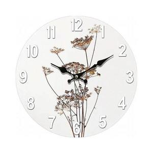 Sconto Nástenné hodiny PRINT suché rastliny, ⌀ 34 cm vyobraziť