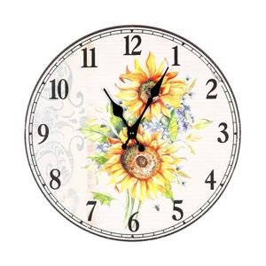 Sconto Nástenné hodiny PRINT slnečnica/krémová, ⌀ 34 cm vyobraziť