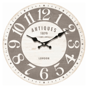 Sconto Nástenné hodiny PRINT antiques, ⌀ 34 cm vyobraziť