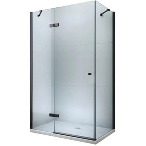 MEXEN/S - ROMA sprchovací kút 70x80, transparent, čierna 854-070-080-70-00 vyobraziť