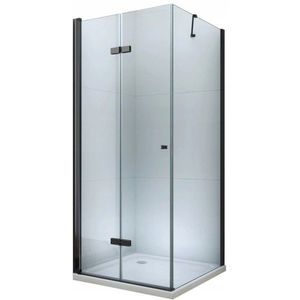 MEXEN/S - LIMA sprchovací kút 80x80, transparent, čierna 856-080-080-70-00 vyobraziť