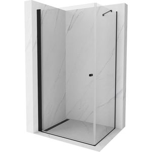 MEXEN/S - Pretória sprchovací kút 100x80, transparent, čierna 852-100-080-70-00 vyobraziť