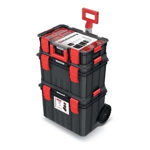 Sada kufrů na nářadí a organizéru MODIXX 53 x 35, 5 x 82, 5 cm černo-červená vyobraziť
