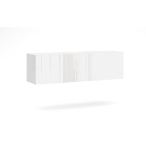 Závesný TV stolík Vivo 140 cm biely vyobraziť