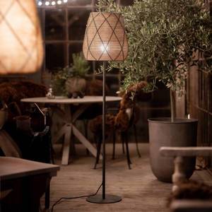 PR Home PR Home terasová lampa Agnar Lollo, sivá, ratanový vzhľad, 154 cm vyobraziť