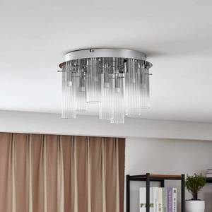 Lucande Lucande Korvitha LED stropné svietidlo so sklenenými tienidlami, 7 svetiel vyobraziť