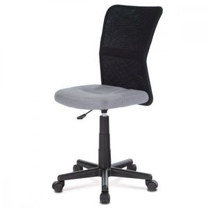 AUTRONIC KA-2325 GREY kancelárska stolička, sivá mesh, plastový kríž, sieťovina čierna vyobraziť