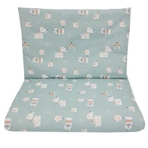 EKO Bielizeň posteľná 2-dielna bavlnená s potlačou Dogs Mint 40x60 cm, 90x120 cm vyobraziť