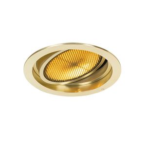 Moderné zápustné bodové svietidlo zlaté nastaviteľné - Coop 111 Honey vyobraziť