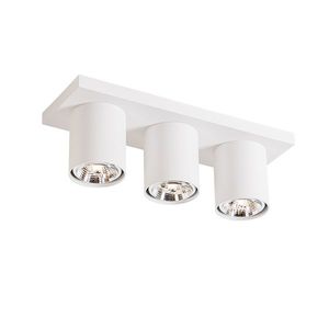 Moderné stropné bodové svietidlo biele 3-svetlo - Tubo vyobraziť