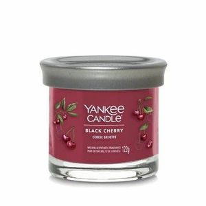Yankee Candle vonná sviečka Signature Tumbler v skle malá Black Cherry, 122 g vyobraziť