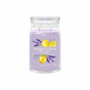 Yankee Candle vonná sviečka Signature v skle veľká Lemon Lavender, 567 g vyobraziť