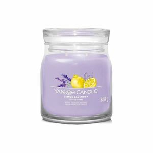Yankee Candle vonná sviečka Signature v skle stredná Lemon Lavender, 368 g vyobraziť