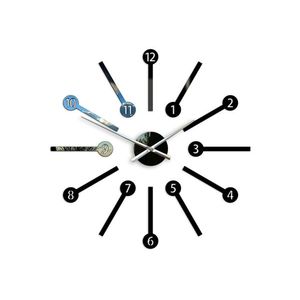 Moderné nástenné hodiny METRO HMCNH063 (nalepovacie hodiny na stenu) vyobraziť