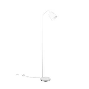 Biela stojacia lampa s textilným tienidlom (výška 148 cm) Buddy – Trio vyobraziť