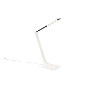 Biela LED stmievateľná stolová lampa (výška 72 cm) Travis – Trio vyobraziť
