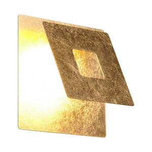 LED nástenné svietidlo v zlatej farbe Leano – Trio vyobraziť