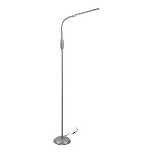 Sivá LED stojacia lampa (výška 145 cm) Toro – Trio vyobraziť