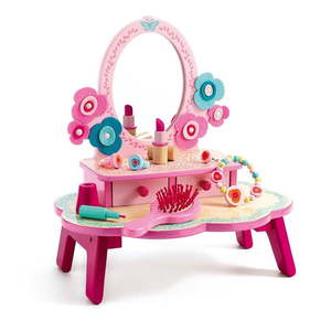 Detský drevený toaletný stolík Djeco Flora vyobraziť