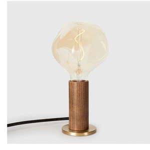 Hnedá stmievateľná stolová lampa (výška 26 cm) Knuckle – tala vyobraziť