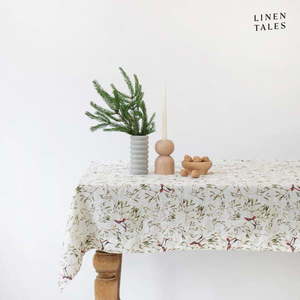 Ľanový obrus s vianočným motívom 140x140 cm – Linen Tales vyobraziť