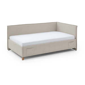 Béžová detská posteľ s úložným priestorom 90x200 cm Fun – Meise Möbel vyobraziť