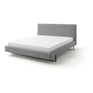 Sivá čalúnená dvojlôžková posteľ 160x200 cm La Gomera – Meise Möbel vyobraziť