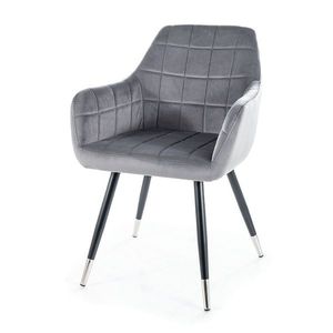 Sconto Jedálenská stolička NEXI sivá/čierna vyobraziť