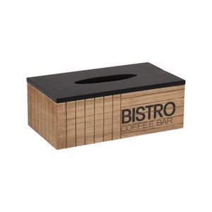 Sconto Box na vreckovky BISTRO čierna/prírodná vyobraziť