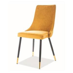 Sconto Jedálenská stolička PAONU 2 žltá/čierna/zlatá vyobraziť