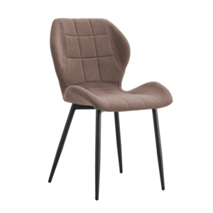 Jedálenská stolička, hnedá/čierna, MAKENA TYP 1 vyobraziť