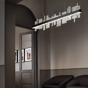 Masiero Závesné svetlo LED Ribbon Linear, 150 cm, čierna, Up & Down vyobraziť