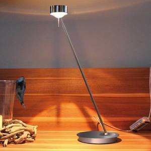 Top Light Stmievateľná stolná lampa PUK TABLE, chróm vyobraziť
