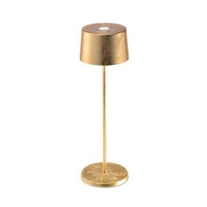 Zafferano Zafferano Olivia 3K dobíjacia stolová lampa zlatá vyobraziť