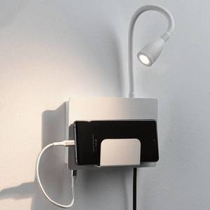 Paulmann Paulmann Halina USB LED svetlo ohybné rameno biela vyobraziť
