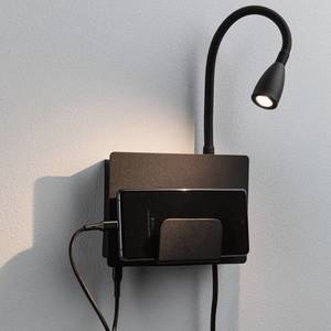 Paulmann Paulmann Halina USB LED svetlo, rameno, čierna vyobraziť