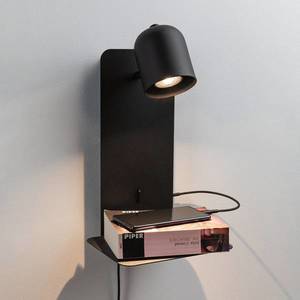 Paulmann Paulmann Malena USB bodové svetlá polička čierna vyobraziť