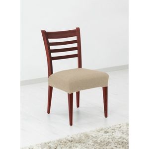 Poťah elastický na sedák stoličky, komplet 2 ks Denia, smotanový vyobraziť