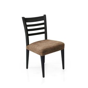 Poťah elastický na sedák stoličky, komplet 2 ks Estivella odolný proti škvrnám, svetle hnedý vyobraziť