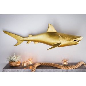 Nástenná dekorácia žralok DAKENTA Dekorhome Pravé vyobraziť