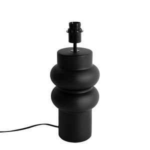 Dizajnová stolná lampa čierna keramika 17 cm bez tienidla - Alisia vyobraziť