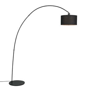 Moderná oblúková lampa čierna - Vinossa vyobraziť