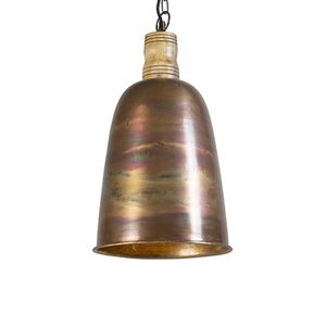 Vintage závesná lampa medená so zlatom - Burn 1 vyobraziť